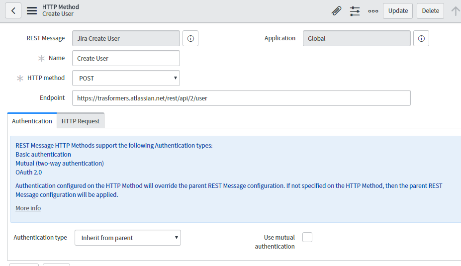ServiceNow Orchestration – Custom REST Activity